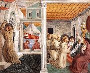 GOZZOLI, Benozzo Scenes from the Life of St Francis (Scene 5, north wall) g china oil painting reproduction